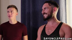 Derek Allen got to taste twinks Myott Hunter and Carter DelRey,