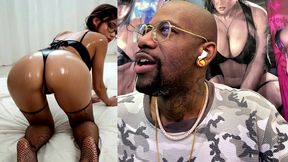 fresh tight latina teen with a fat ass pussy is shaking her oiled up ass, ai generated