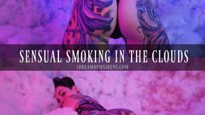 SENSUAL SMOKING IN THE CLOUDS