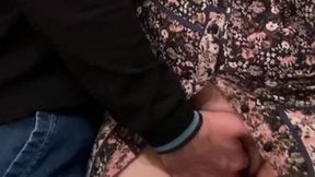 Strange Perv Rubbing Pussy in A Subway