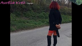 Slideshow of my outdoor outings. I love showing off my ass!