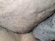 Longest fuck big clit BBW ASMR creams on BHM dick, doggy style and creampi