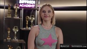 ROCCO SIFFREDI - Horny Blonde Slut Molly Cute Ass Fucked by HUGE COCKED Teacher