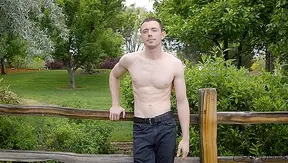 Hard Ripped: This Twink JERKS HIS THICK COCK with Passion – CorbinFishers Best 18+