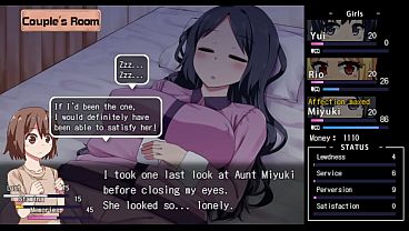Miyuki, the hot milf, teases her husband by giving him a dirty talk while