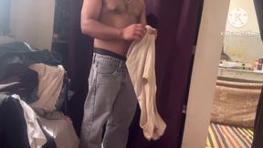 Straight Friend first time In Underwear Big Monster Cock