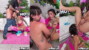 90-Pound Babe Ravyn Alexa Is Addicted To Nade Nasty's Hardcore Anal