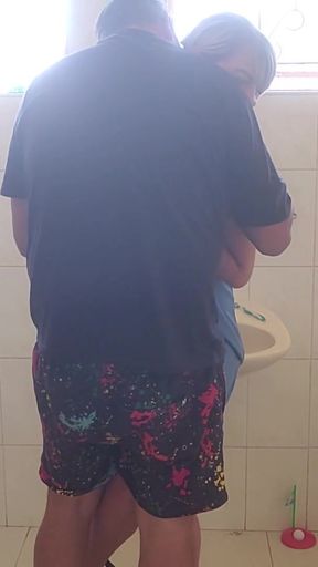 Finger fucking my best friends wife in the bathroom almost got caught   Clip 1