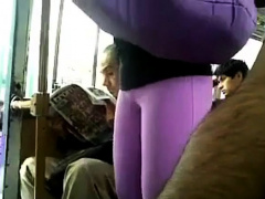 Camel Toe on the Bus