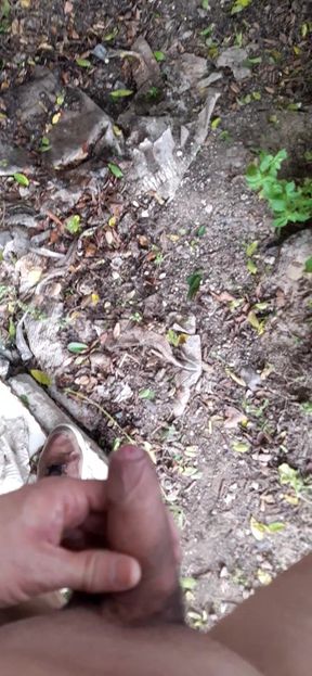 and naked outdoors