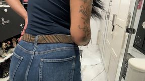 Farting in jeans