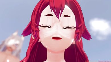 Hungry Wolf Girl Throat Destroyed By Mastabs And Big Breast MILF