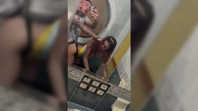 Public Bathroom Hookup with Classmate