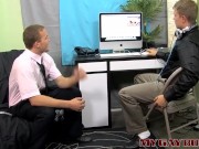 Boss Alex Andrews anal fucks his colleague Micah Andrews