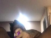 Omgggggg Ebony Findom Uses Vibrator To Squirt ( Full Video on Onlyfans)