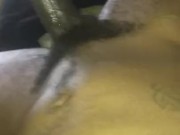 Watching porn stroking
