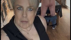 Headmistress Fire canes the caretaker Complete clip