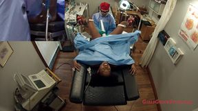 Lotus lains' new student gyno exam by doctor from tampa on cam