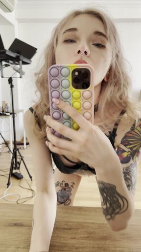 How do you like my lacy lingerie?