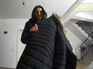 Unfathomable Oral sex, Spit Play & Double Cum on My Downjackets – Leather Boots & Tanga Tease