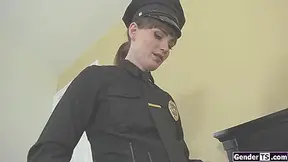 Shemale Cop Natalie Mars Is Cock Sucked Rimmed And Anal Ride