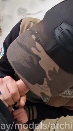 Spectacular moment from &quot;The student hid jerking off in an abandoned hospital, but I fucked him for it bareback&quot;