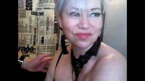 Charming mature cocksucker .!. ))