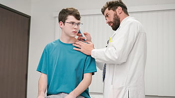 The Twink Patient Needs Testosterone Injection from The Doctor - Doctorblows