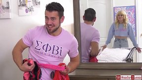 Trans coed kate zoha is barebacked