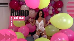 Dani Neon Balloon Destruction : A Wild and Sexy Popping Session