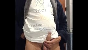 Mature Man Moves His Cock Slowly In Solo Gay Action