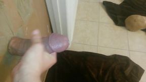 Homemade gloryhole big cock