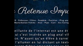 Une Retenue Impossible - French Audio Porn Femdom Anal