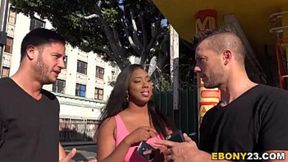 Busty Black Lisa Tiffian Doubled Penetrated