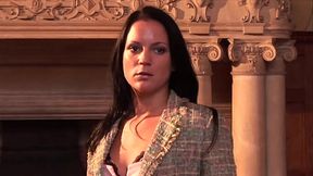 Slutty Claudia in hot Anal Threesome in old castle