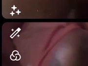 Making DL Cum On FaceTime Stroking My Pretty Dick