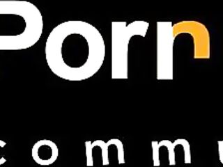 PONTAIL & EBONY SPANDEX CHICK GIVES SUPER SLOPPY HEAD PREVIOUS TO HUGE DIRTY ORAL-JOB CREAMPIE