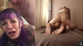 I'm Only 18! Alt Submissive in Pile Driving - HARD ANAL Fuck