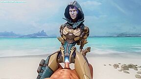 Public Sex On The Beach With A Beauty Ash! 3d Porn Apex Legends