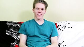 BoyObsession.com - Taylor Tyce's naked cock in his ass after interview fun