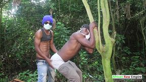 franck cameroon who copiously fucks his hetero friend during a walk in the bush in the free era. on xvideos red