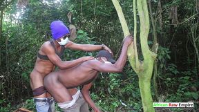 franck cameroon who copiously fucks his hetero friend during a walk in the bush in the free era. on xvideos red