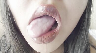 ASMR Soft Moans, Wet Mouth