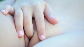 Cute sandy-haired teen gets pussy licked and fucked solo