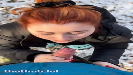 Moon Redhead Blowjob