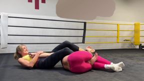 Competetive Female Wrestling with Ginger