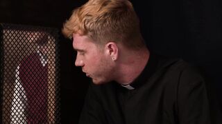 Catholic twink nailed hard bareback by priest in confession