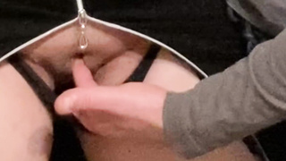 Pervert Elderly Fellow Frigging Steaming Honey in Public