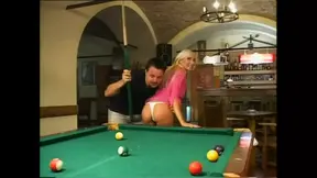 Busty blonde MILF gets ass fucked and cummed in mouth