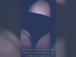 Hope that my inflated belly don't pop my panties. Stomach inflation ,,recent'' porn phenomenon